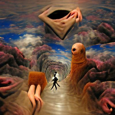 Come with me into the void surrealism