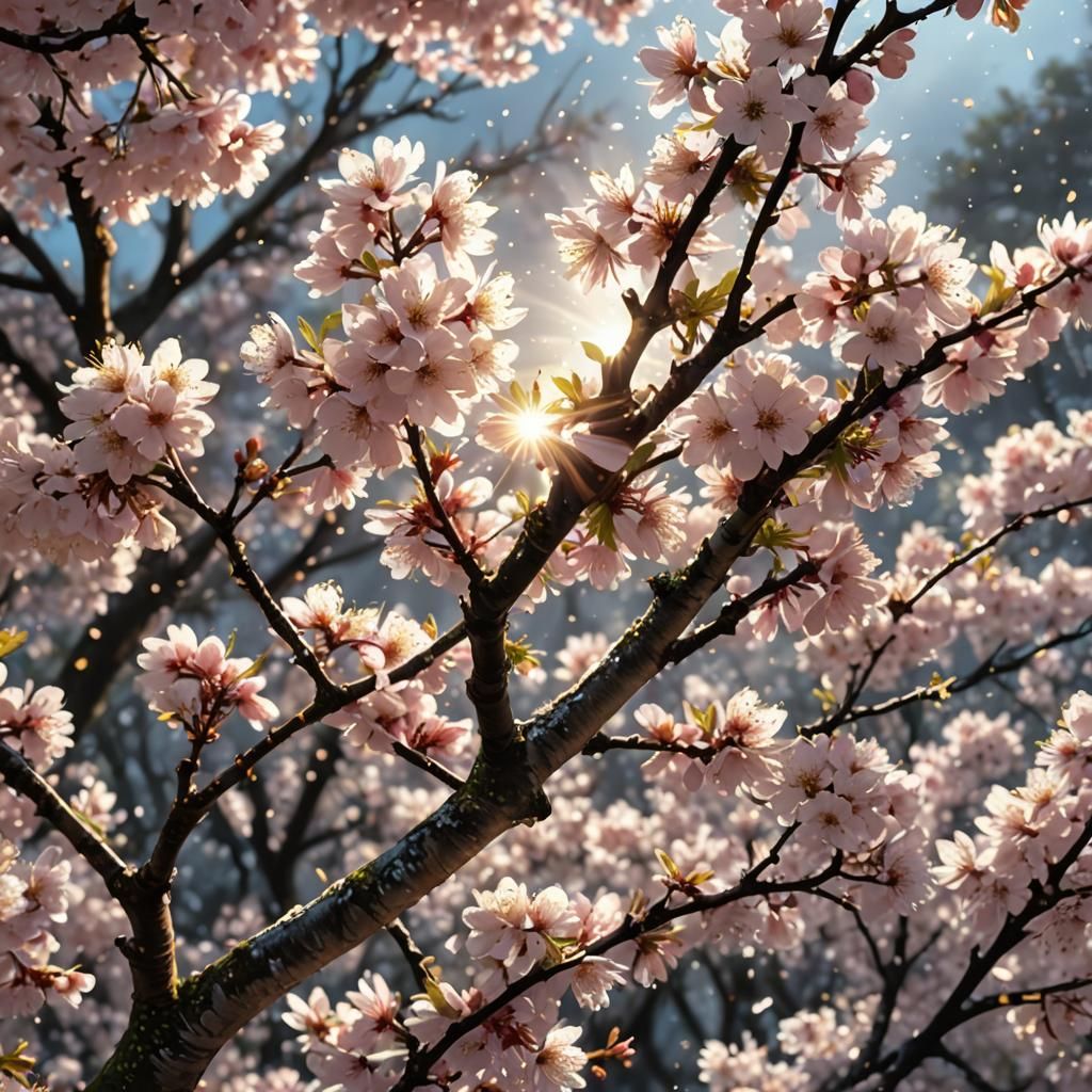 Blooming Cherry Blossoms
