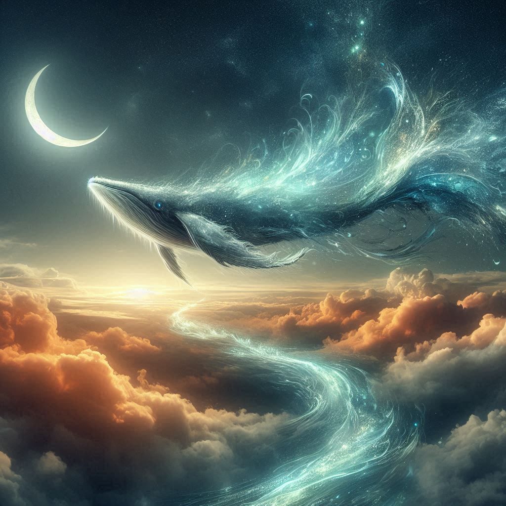 Majestic whale