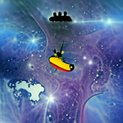 Yellow Submarine flighing in the Universe