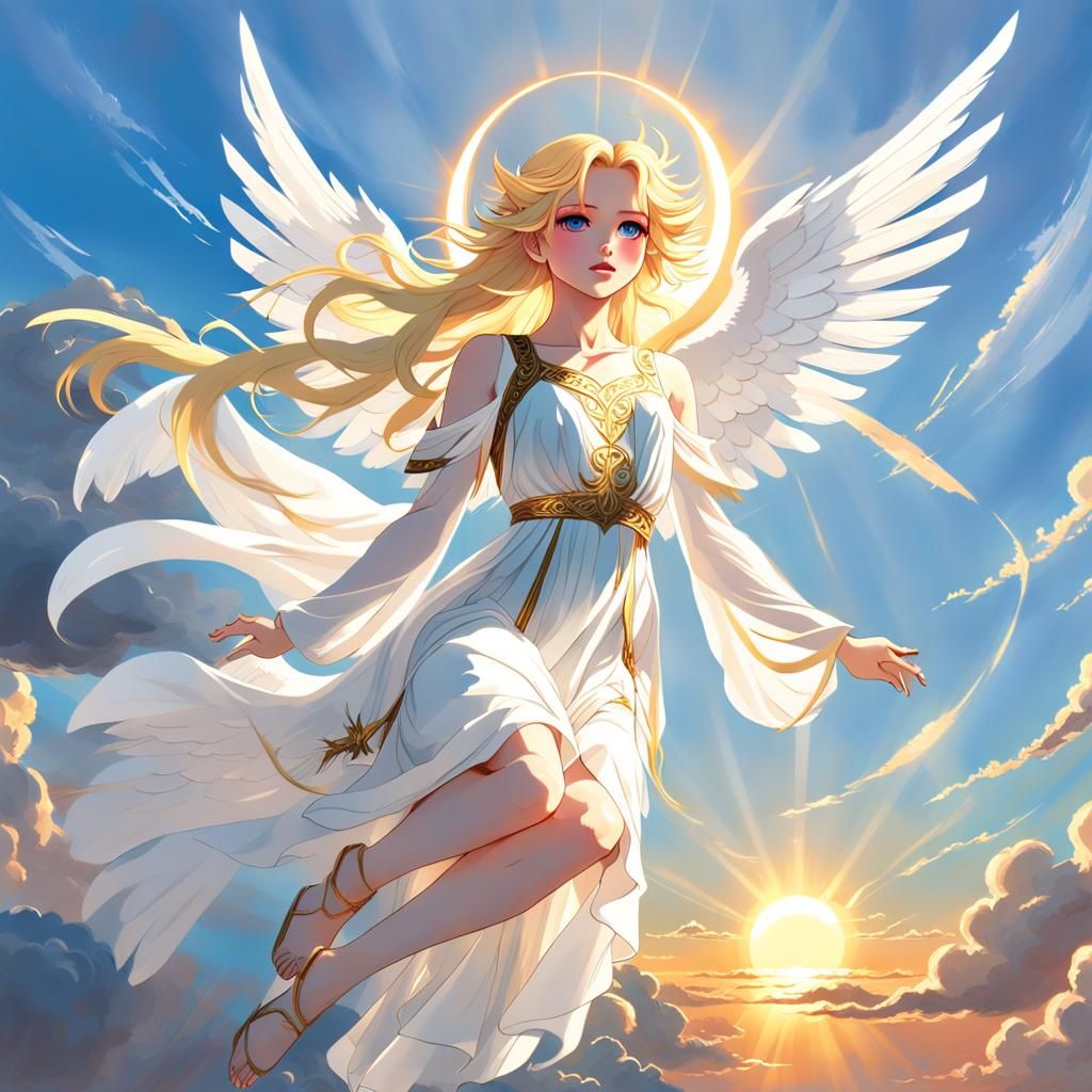 Anime Angel 1 - AI Generated Artwork - NightCafe Creator