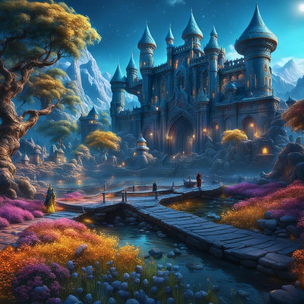 Fantastical Candy Palace Concept Art