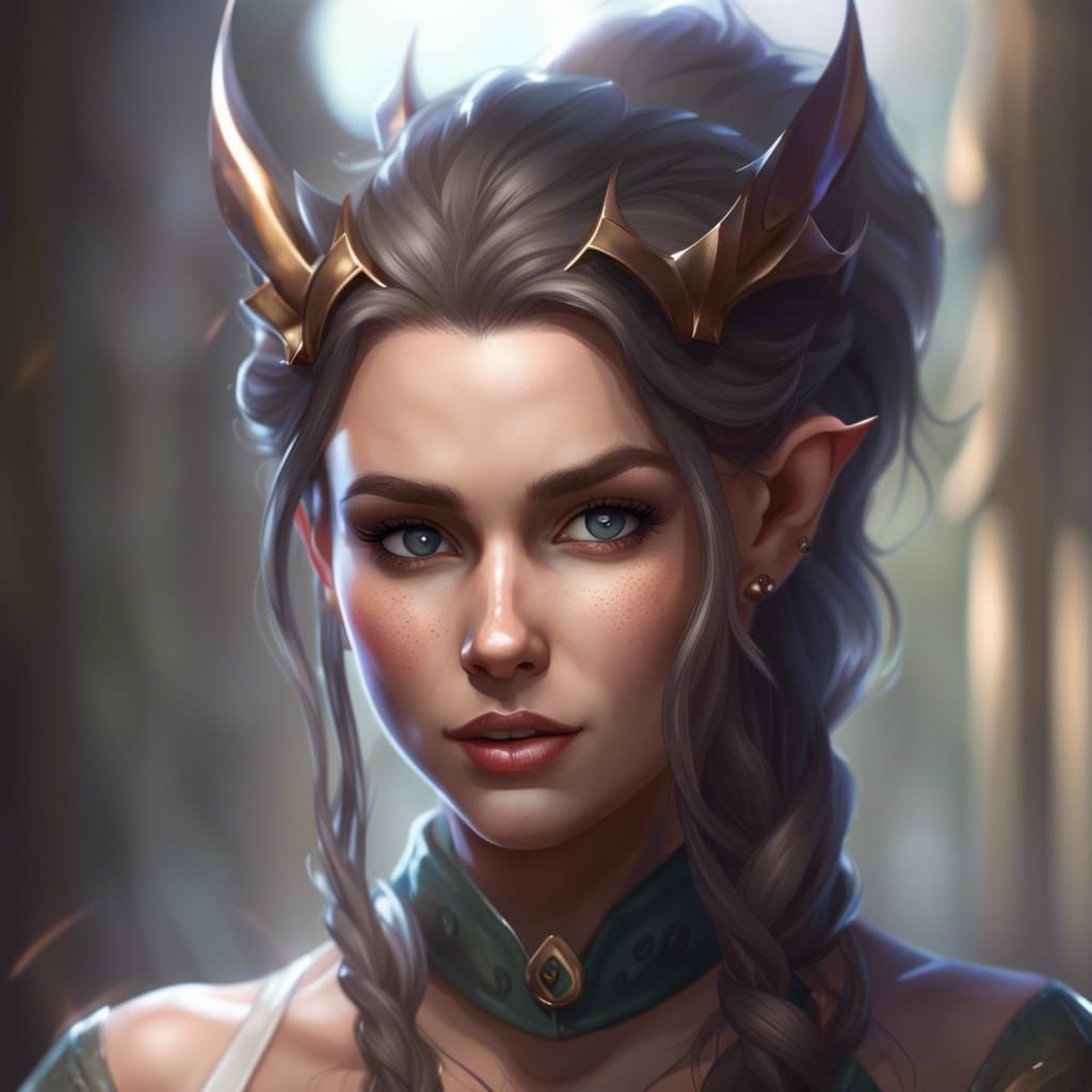 Female Satyr Druid - AI Generated Artwork - NightCafe Creator