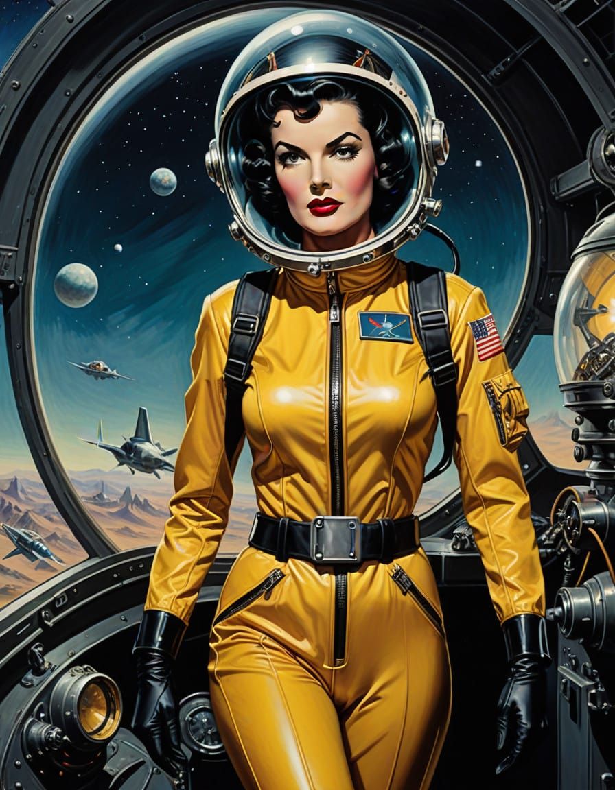 Retro SciFi Space Explorer  by @Retro Rockets