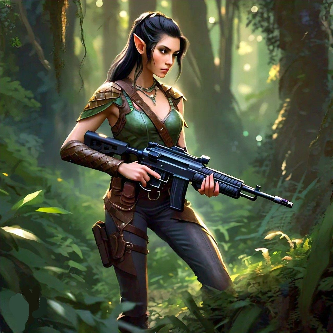 "Bravo Charlie Echo" Beautiful Combat Elf