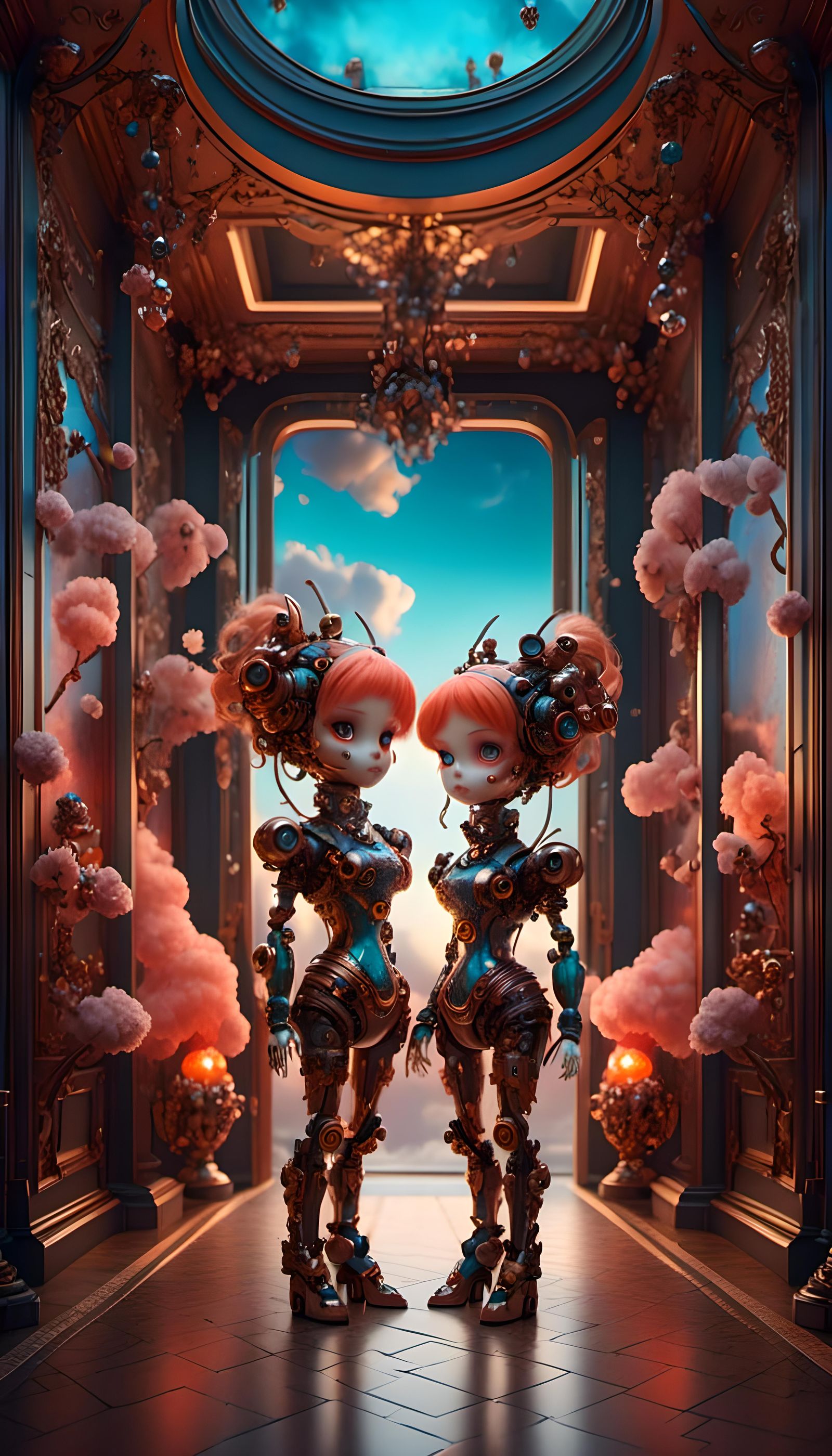 Scene from The Shining - mecha  style