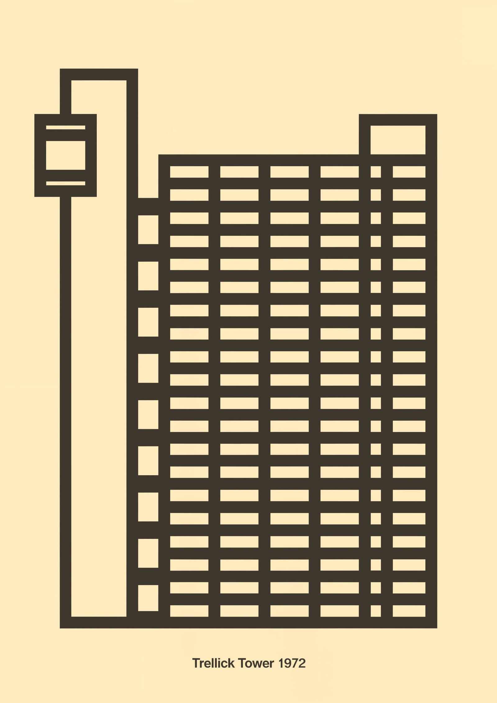 Trellick Tower 1972 by Ernő Goldfinger