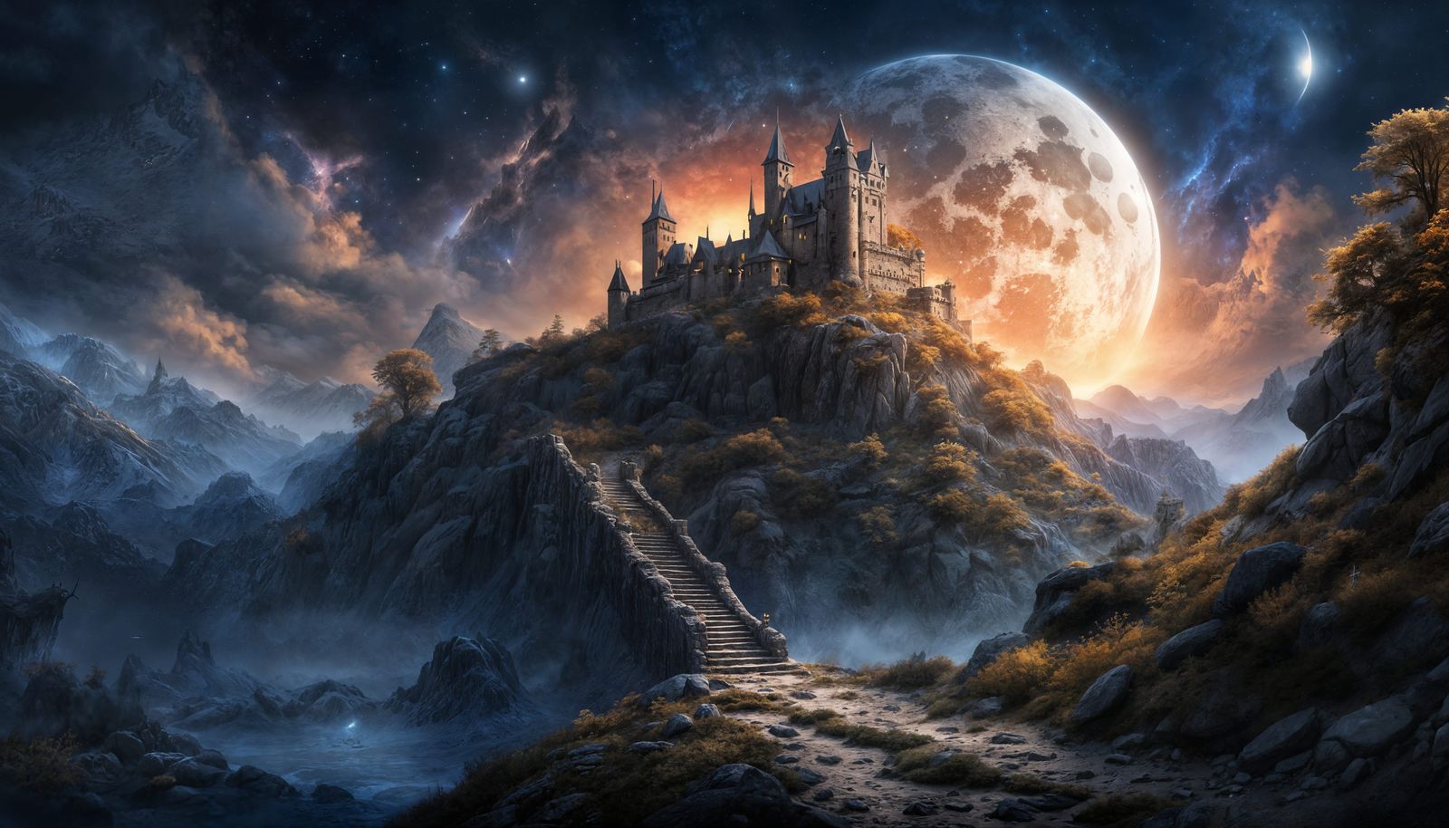 Moonspire Keep  by @Chib