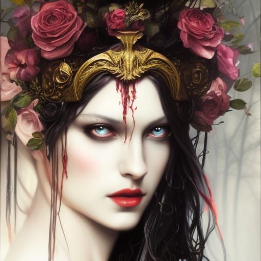 Greek Goddess: Persephone - AI Generated Artwork - NightCafe Creator