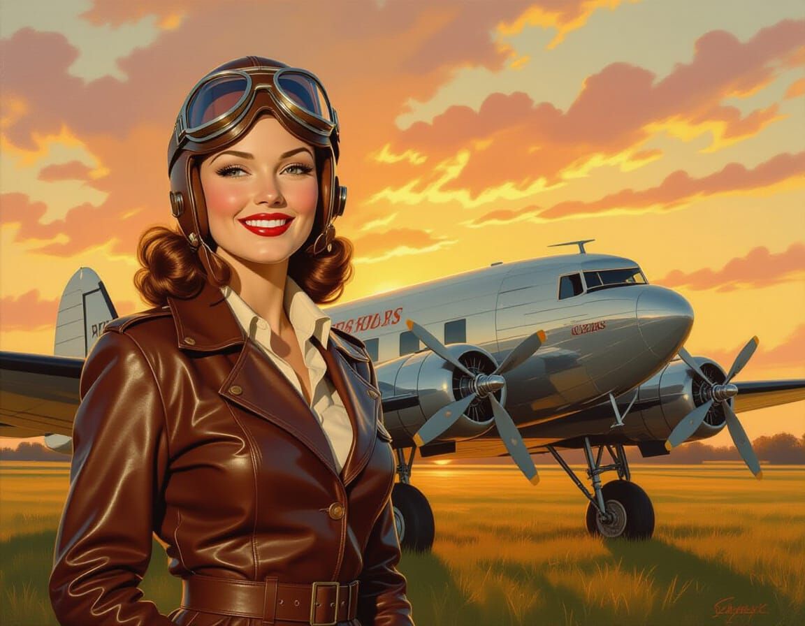 The Glamorous Age of Airline Travel  by @Storyteller DC