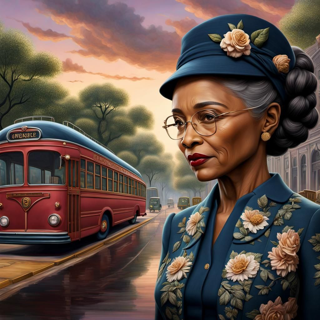 Rosa Parks  by @Morrigan Austin