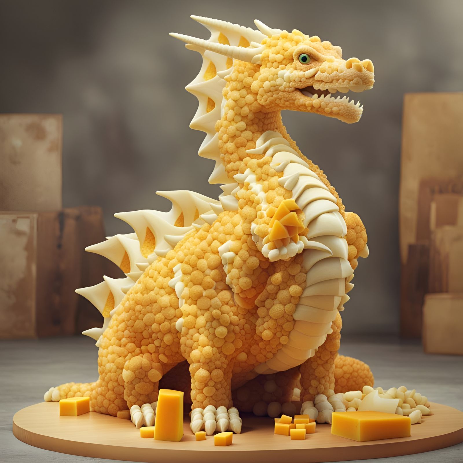Cheddar Cheese Dragon