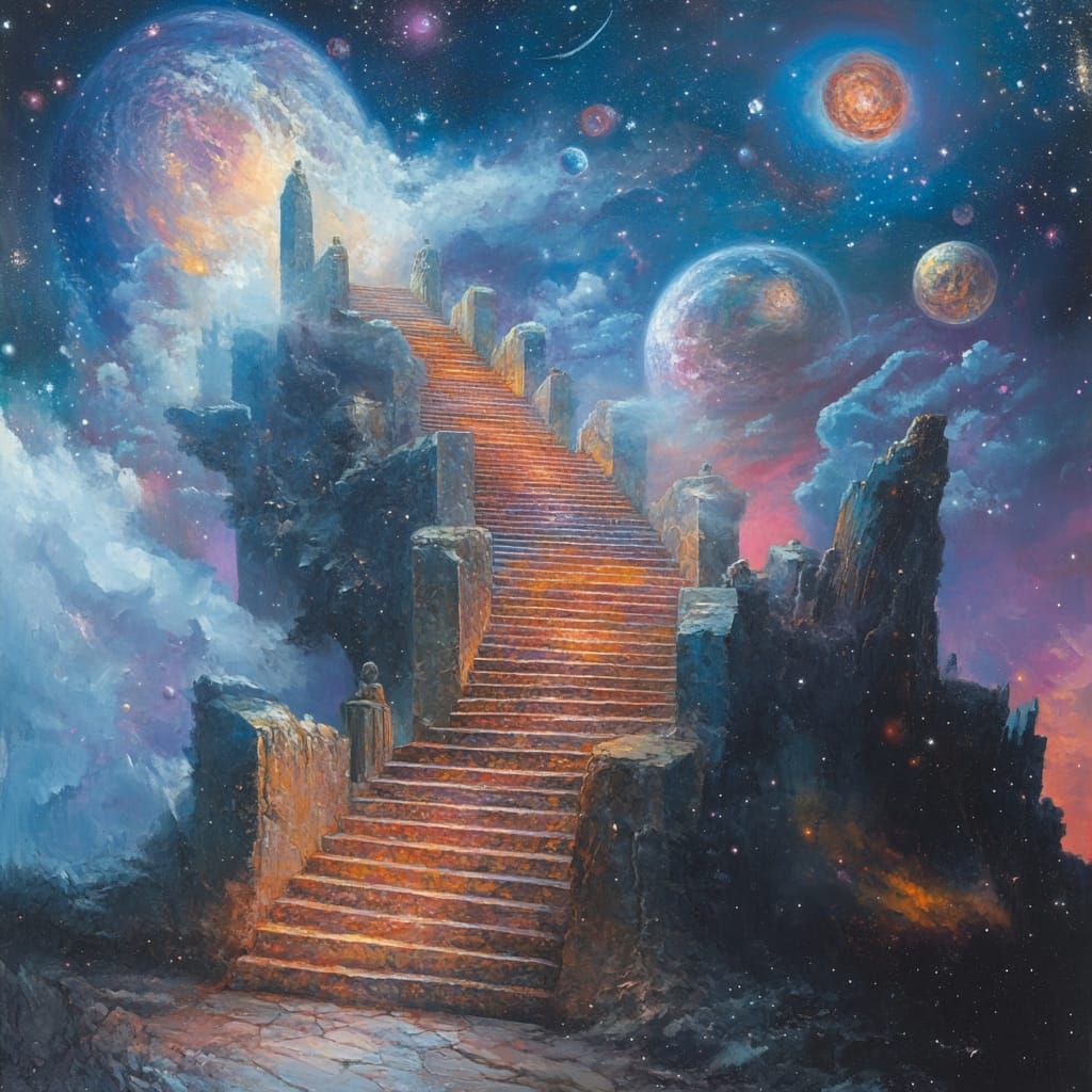 The Stairway  by @Feen