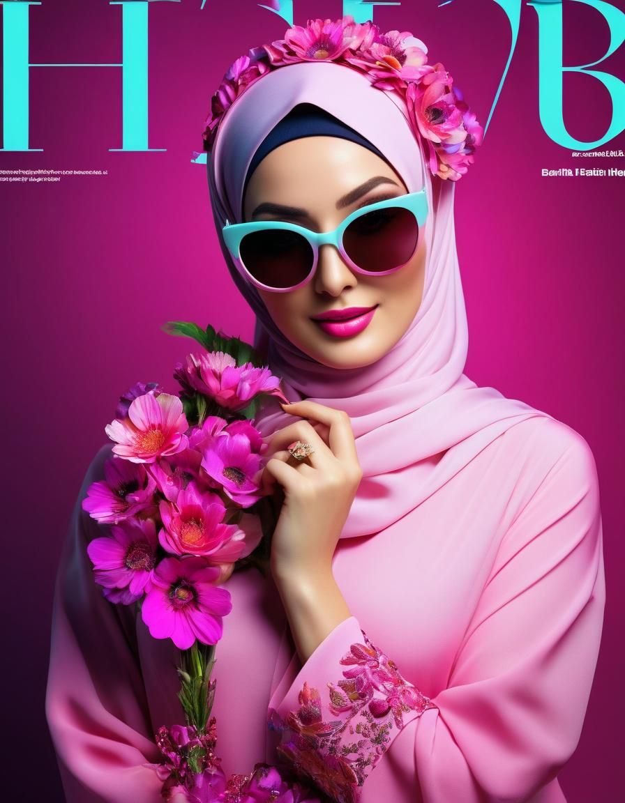 Magazine Cover - Hijab - AI Generated Artwork - NightCafe Creator