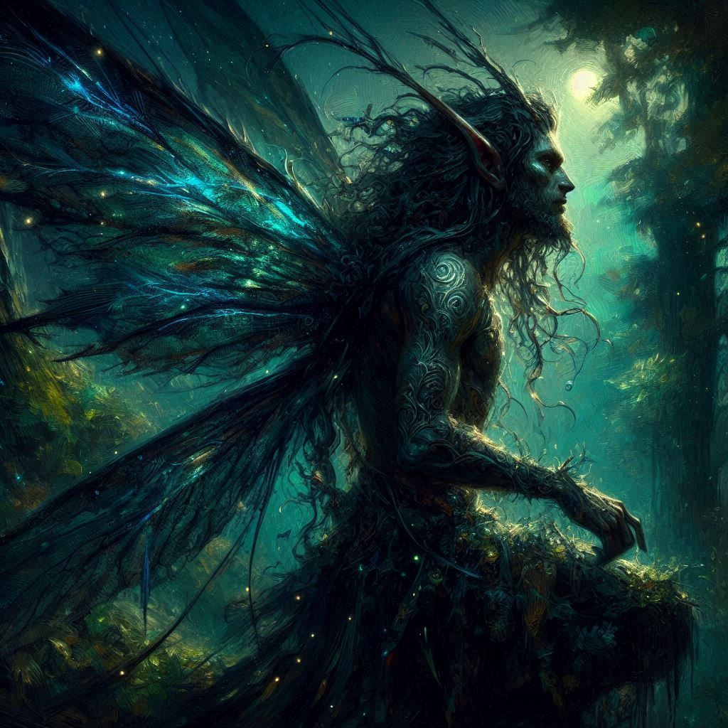 Dark male fairy.