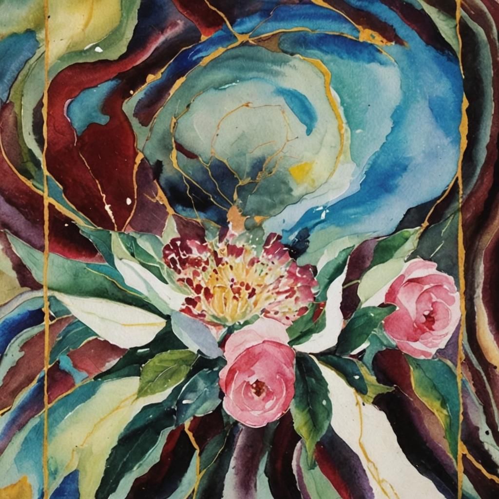 Cyberpunk Cyborg Cityscape: Futuristic Illustration