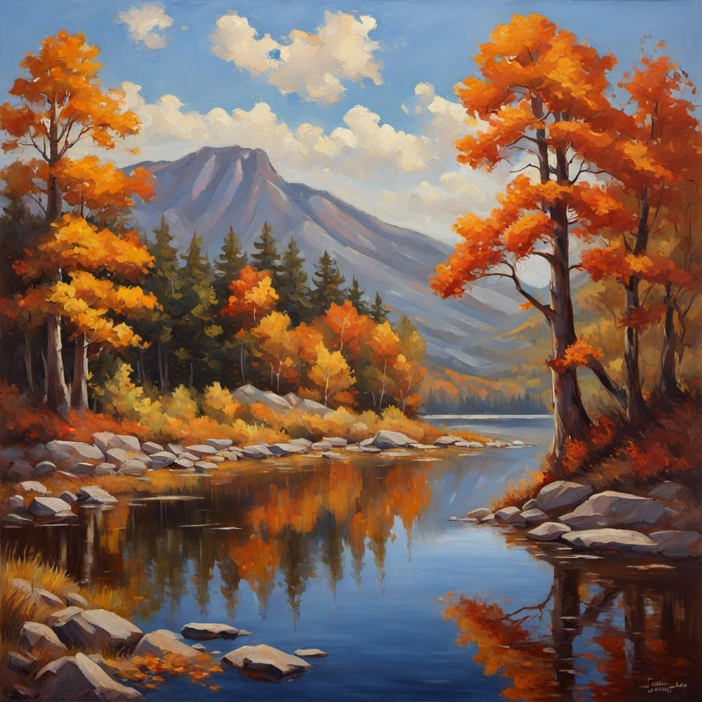 Fall by the lake   by @CavDad 