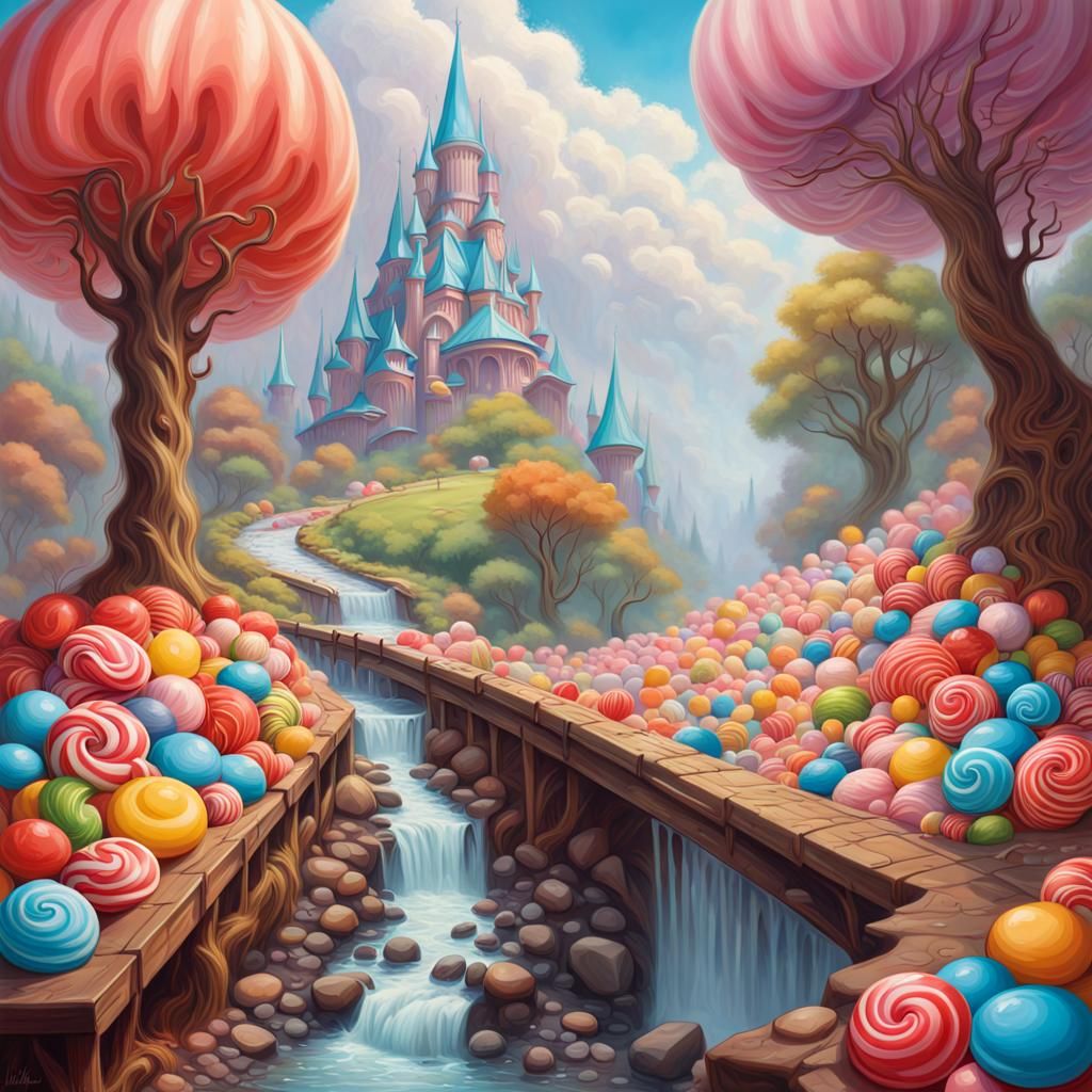 Candy wonderland  by @Mars