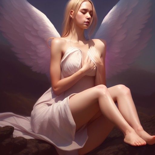 Collection on Female photography, Angel