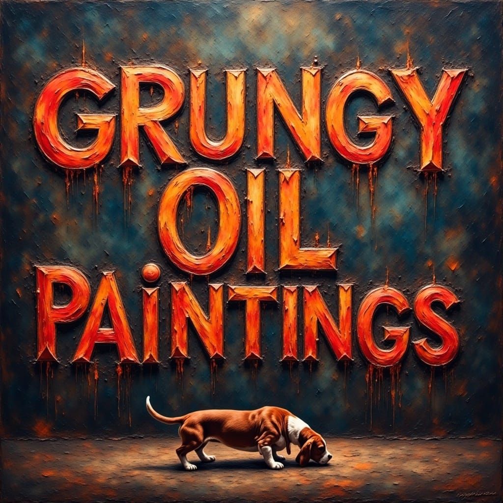 Grungy Oil Paintings