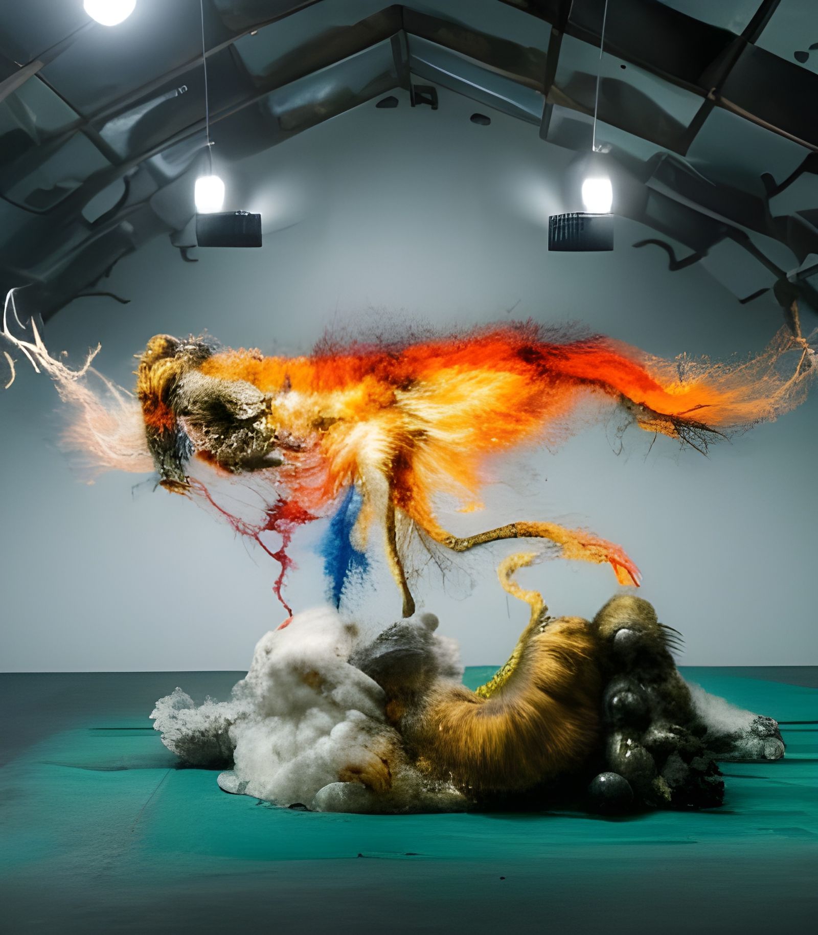 Surreal Stopmotion Image by Brothers Quay, Hyperdetailed