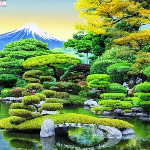 Beautiful japanese garden #8
