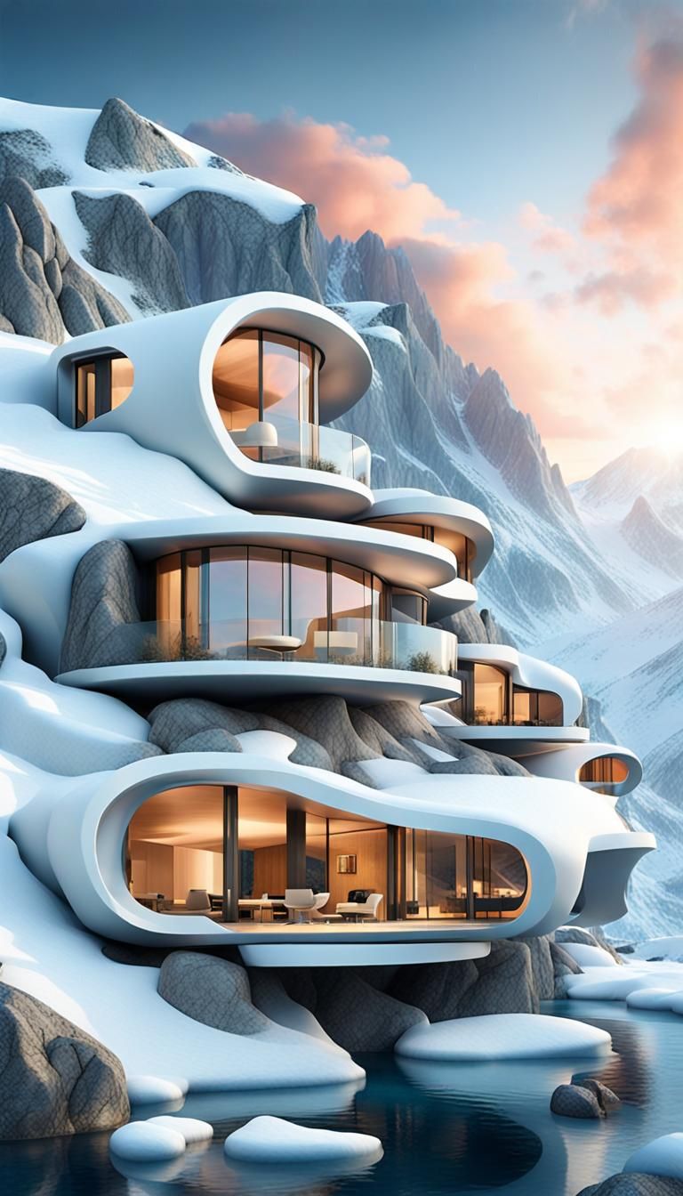 Artistic Utopias: Homes of the Future" Imagine the most unique breathtaking and extraordinary, & innovative ...  by @Ginger