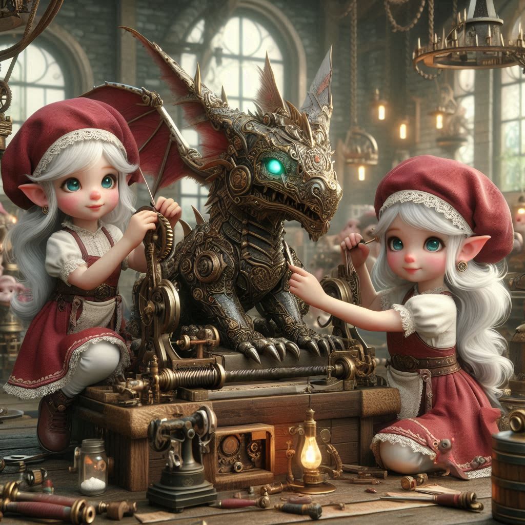 Tribi and Phibi Feckelpeckel, Twin Gnome Tinkerers