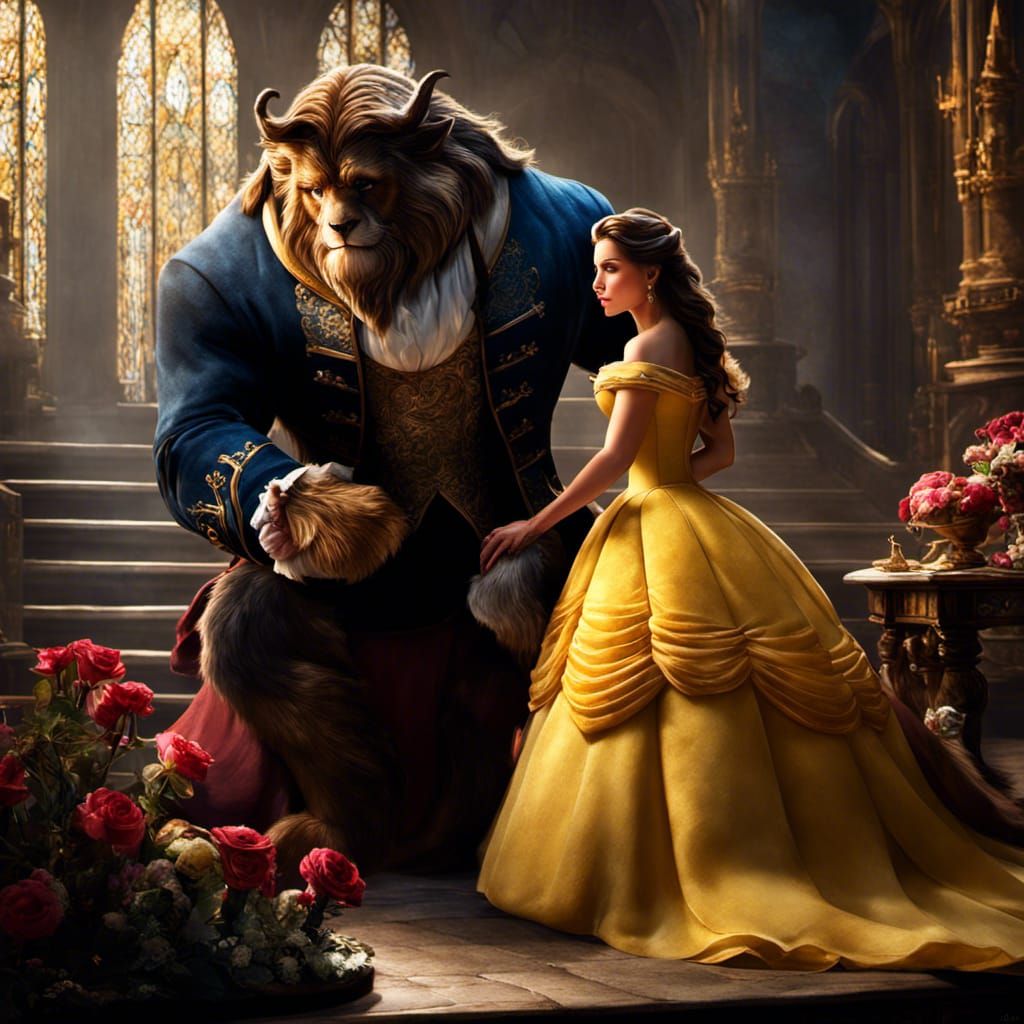 Beauty And The Beast - AI Generated Artwork - NightCafe Creator