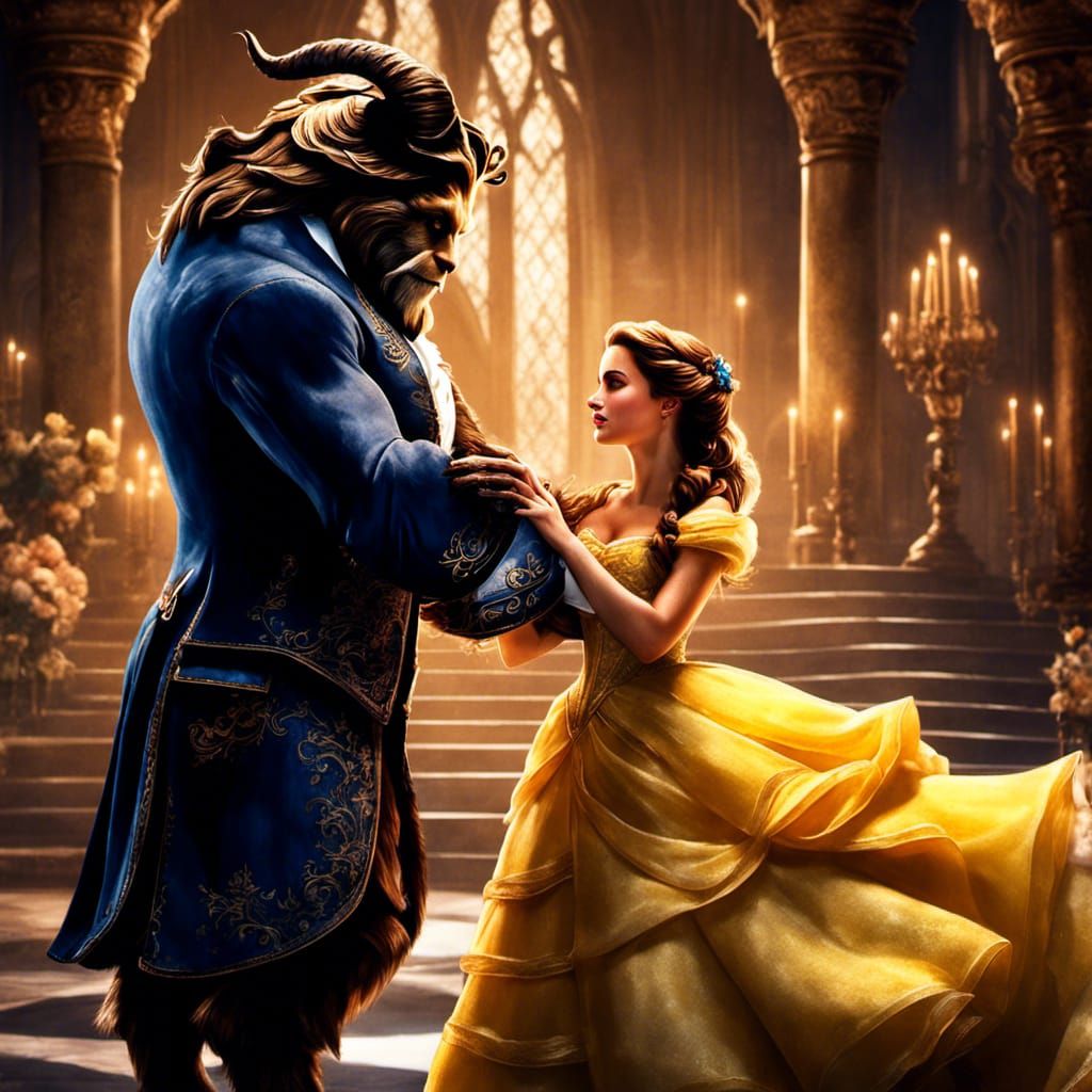 Beauty And The Beast - AI Generated Artwork - NightCafe Creator