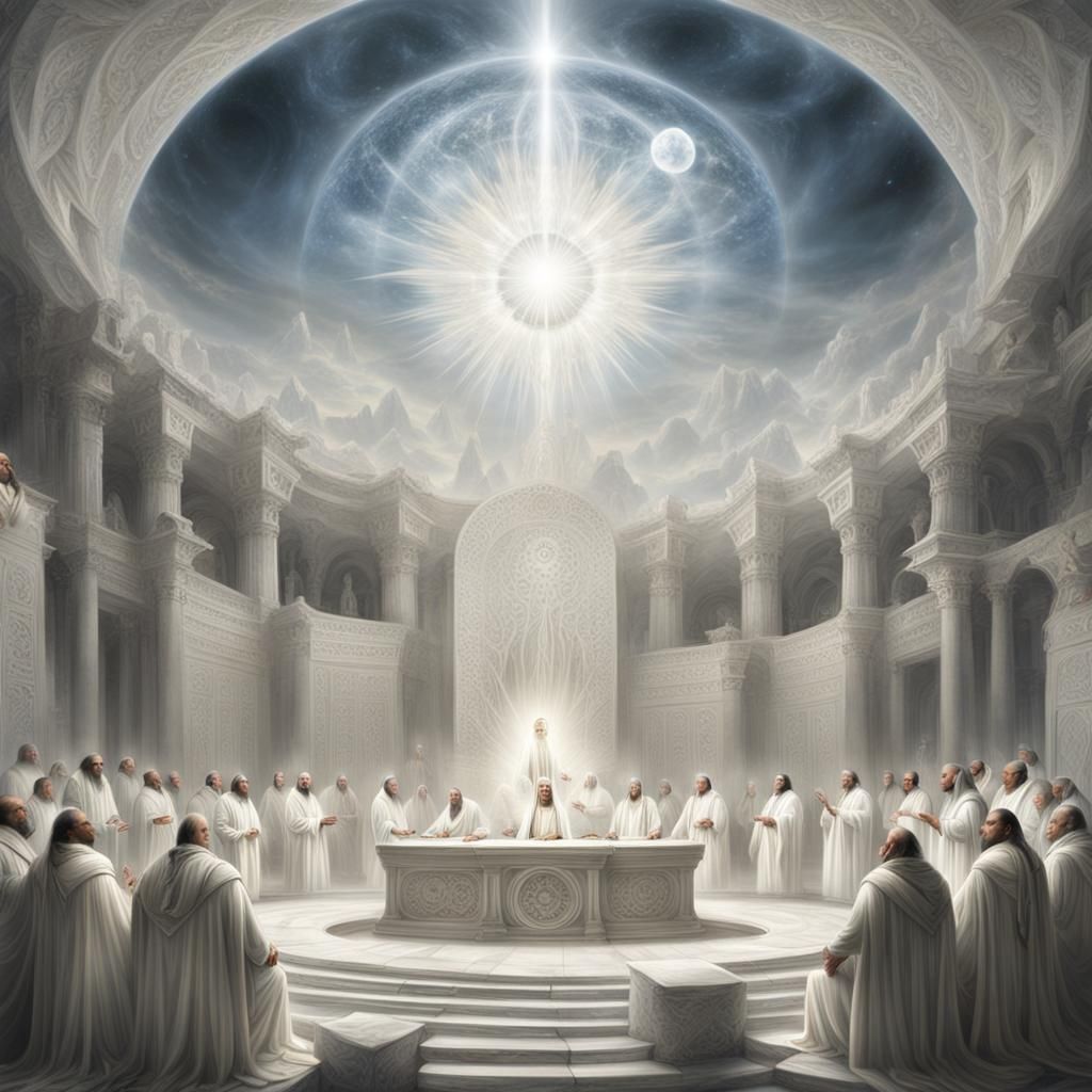 ... the presence of the white council