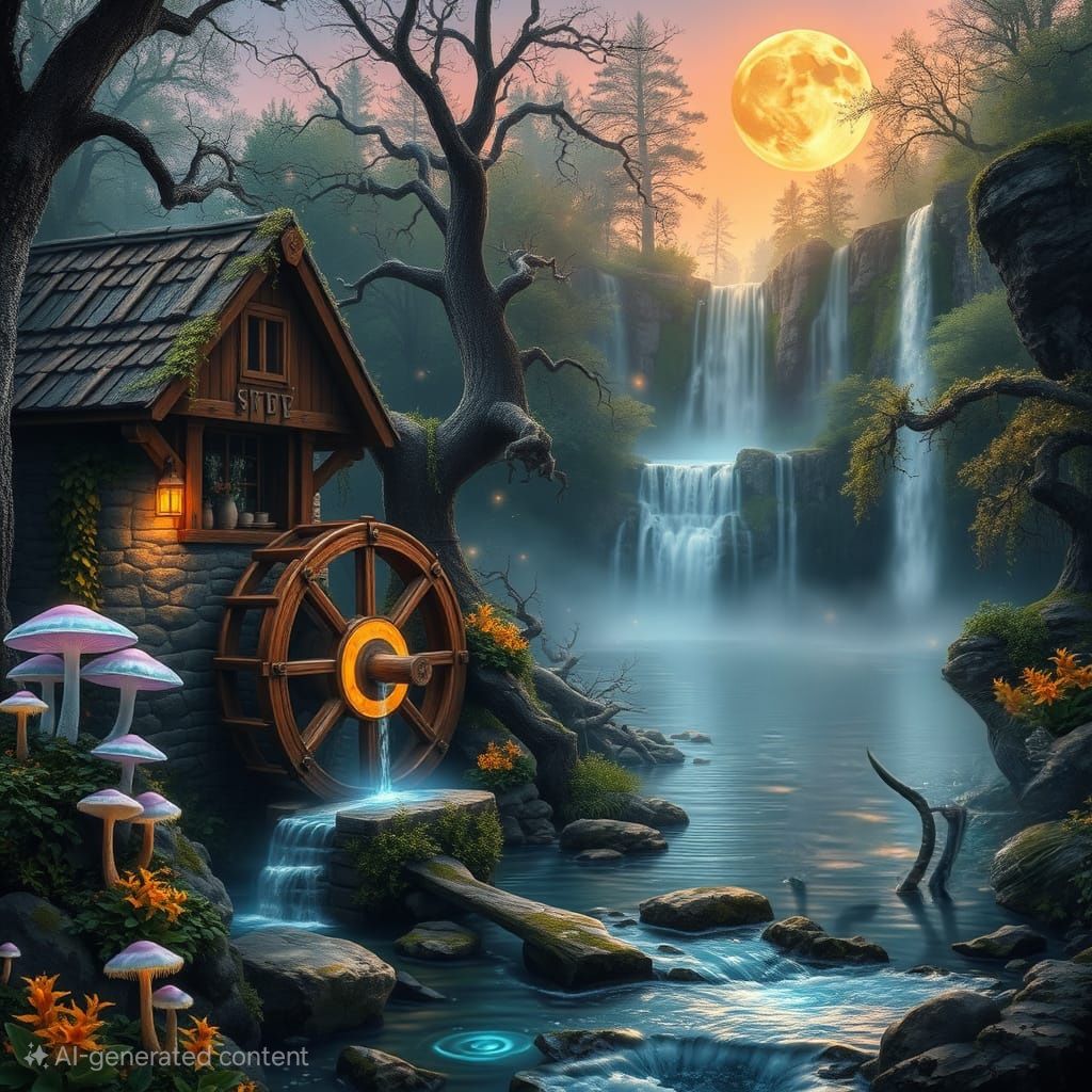Fairytale Waterwheel