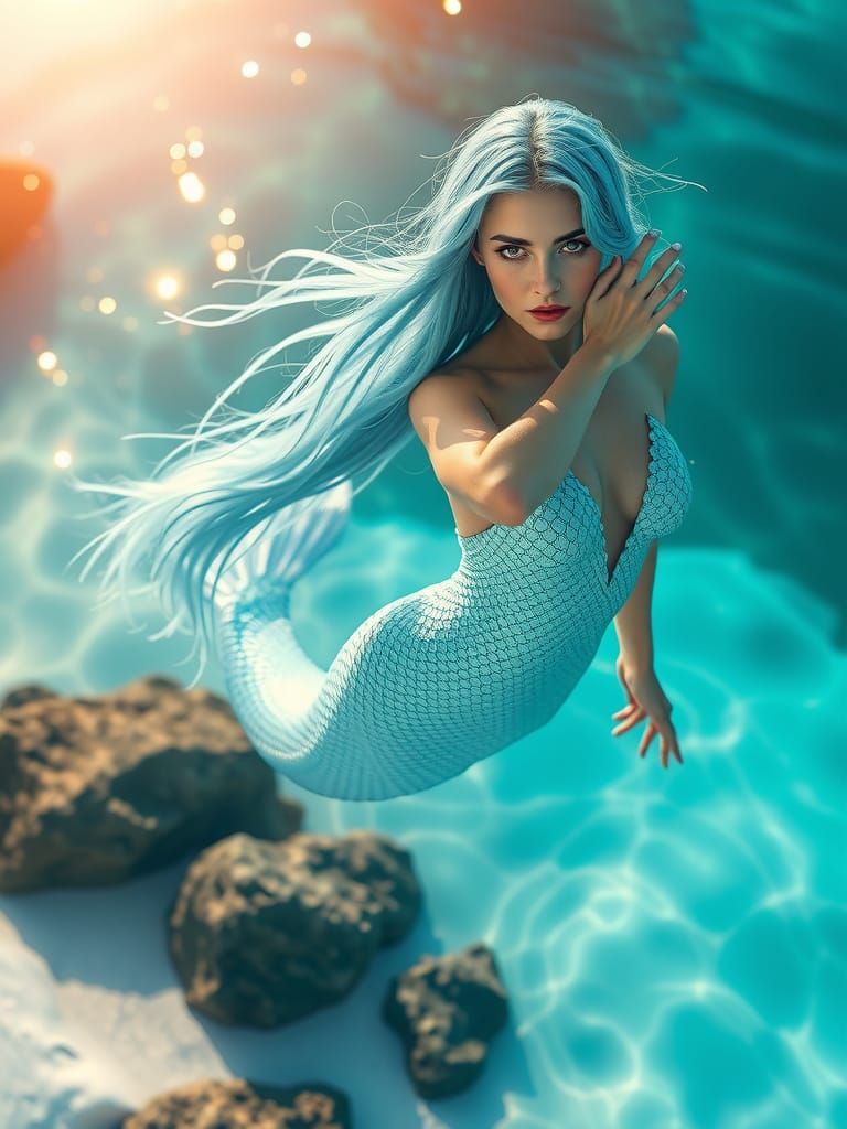 A mermaid gown