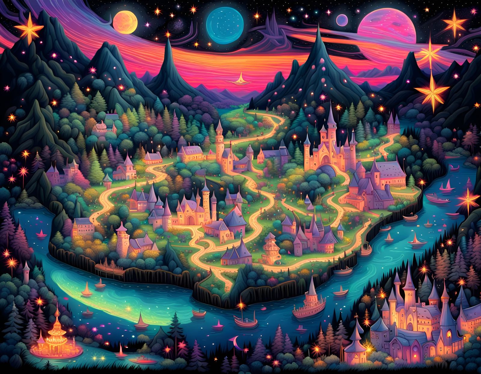 Map of Fairy Tale Land
