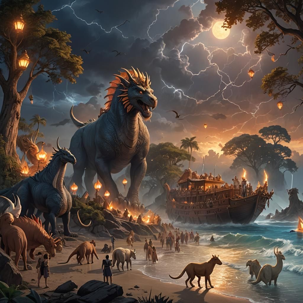 All the animals that could not fit into Noah's ark