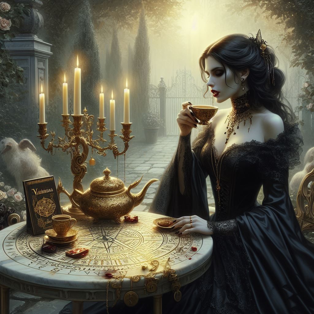 Tea with a vampire