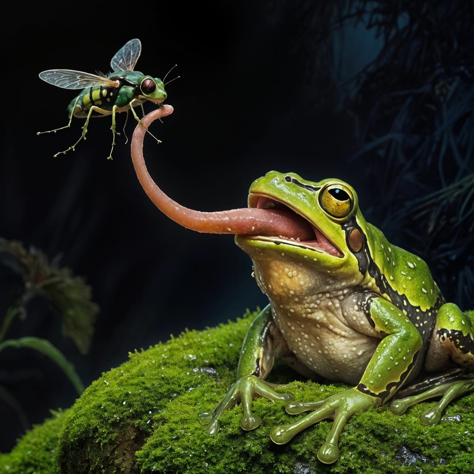 Nature's Sniper  by @Shywolf