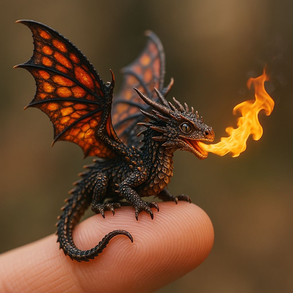 Finger Dragon   by @Foul Rabbit