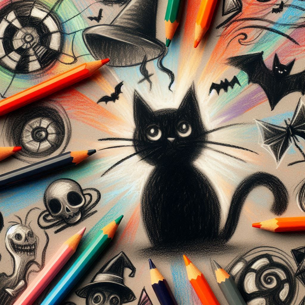 Draw Me A Black Cat
