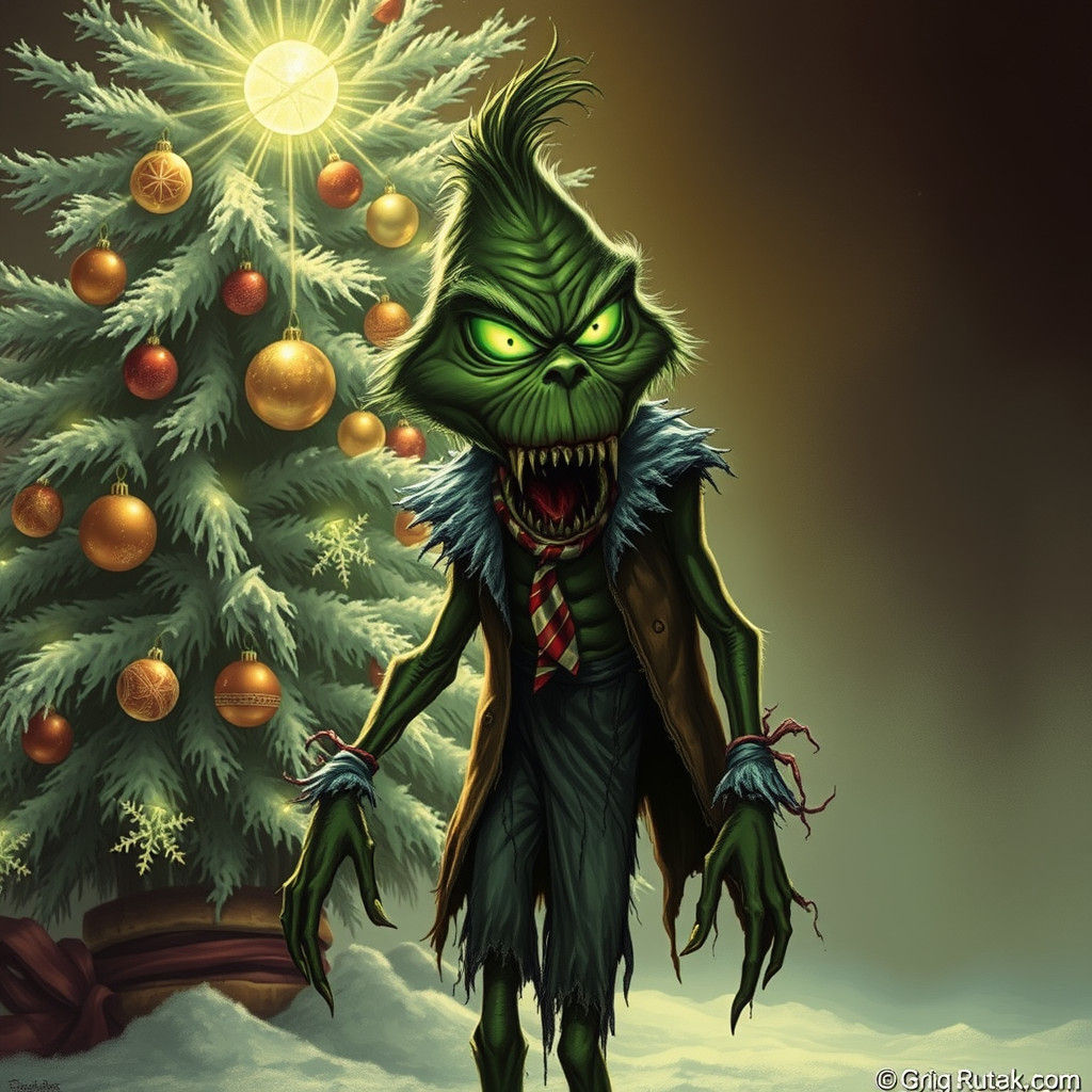 The Real Grinch  by @Cureton