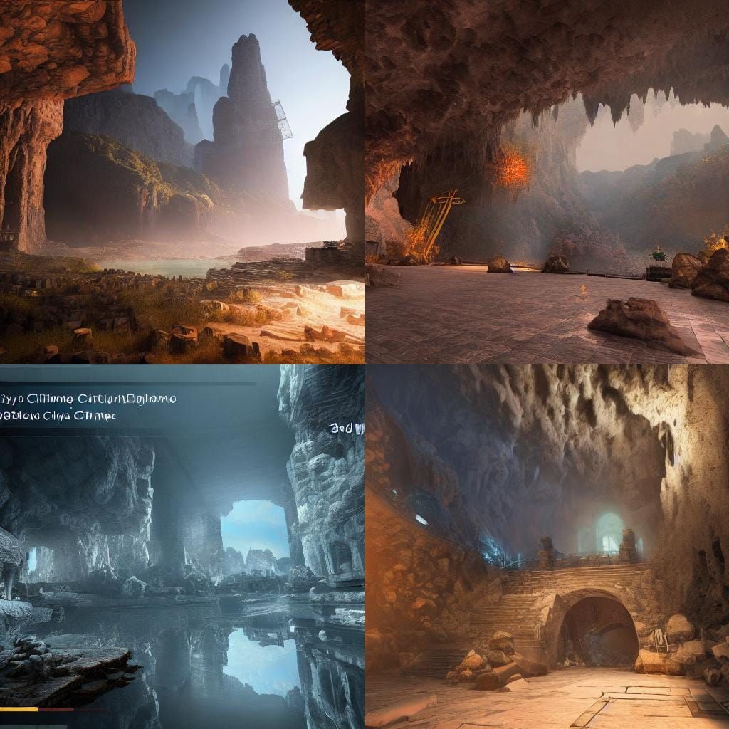 A city in a cave