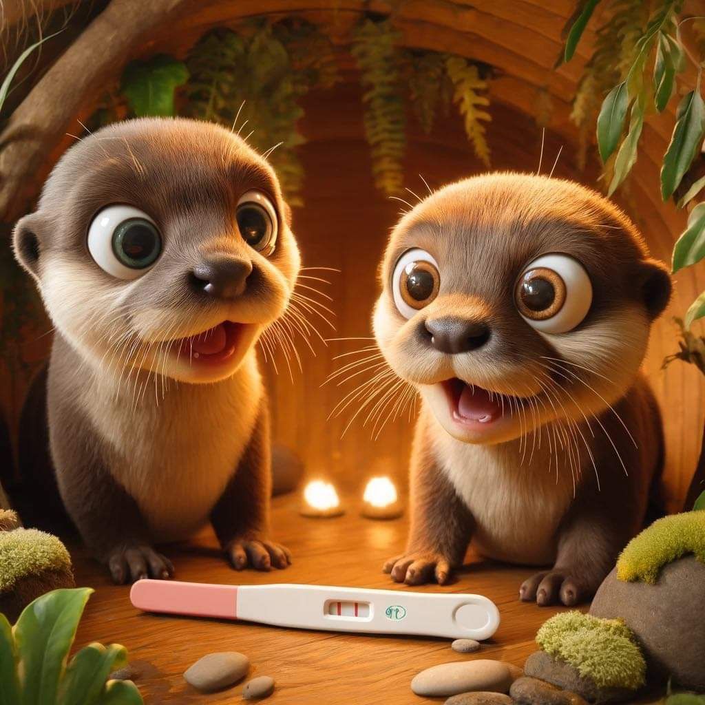 Googly eyes baby otter