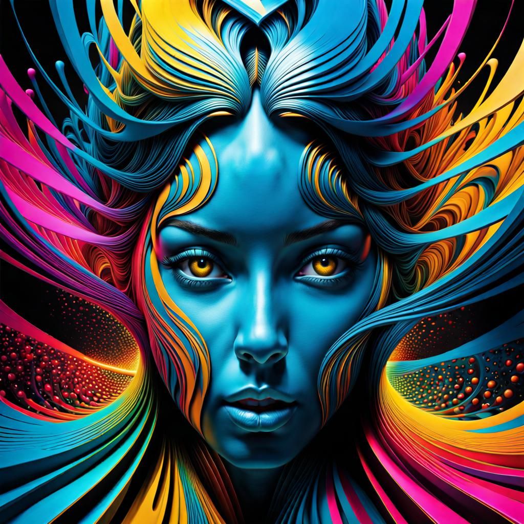 Blue Avatar - AI Generated Artwork - NightCafe Creator