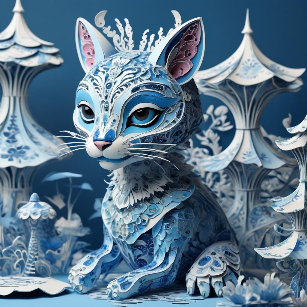 Blue kitten