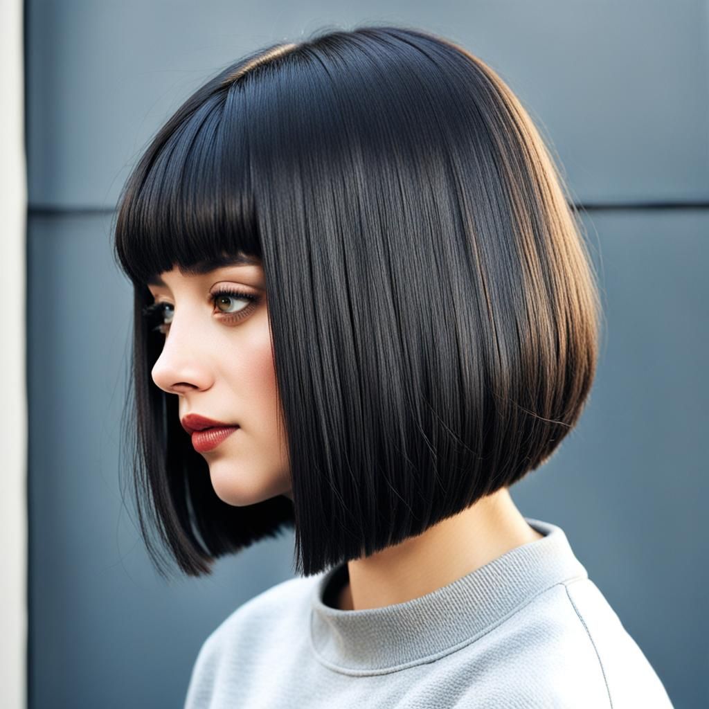 blunt bob haircut