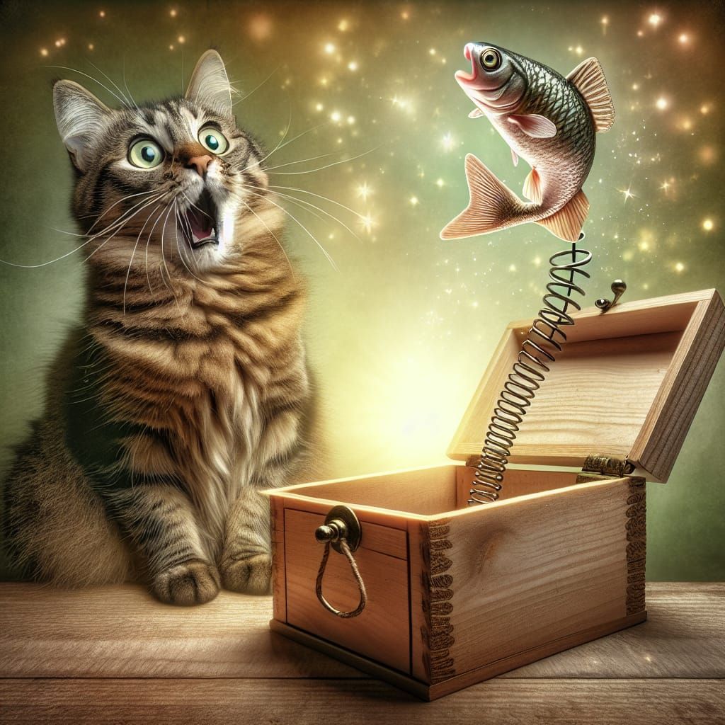 A surprise - fish in a box  by @MacMikkola