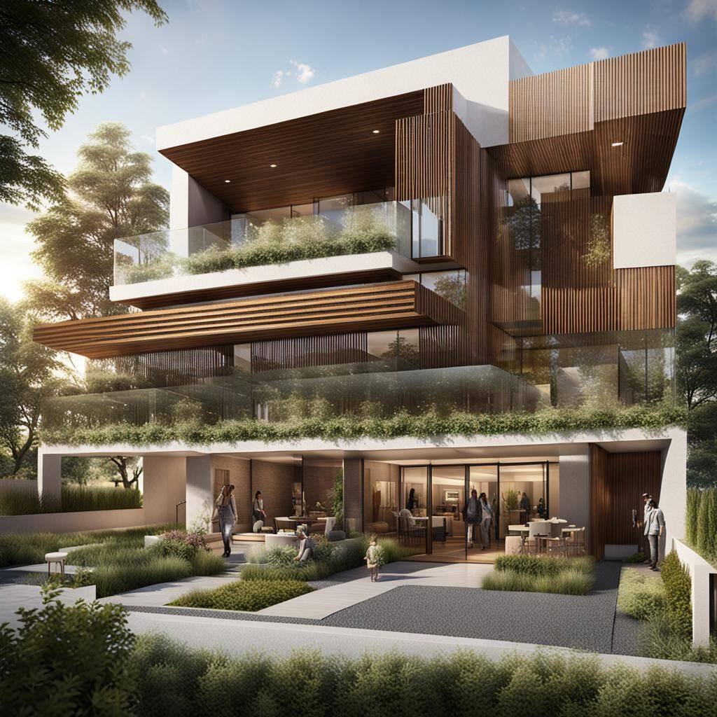 artistic rendering exterior shot with landscape  ,
Promot Pl...