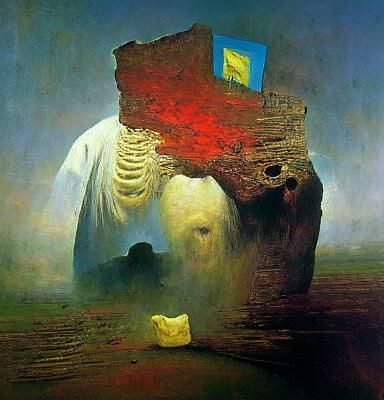 zdzisław beksiński is going crazy