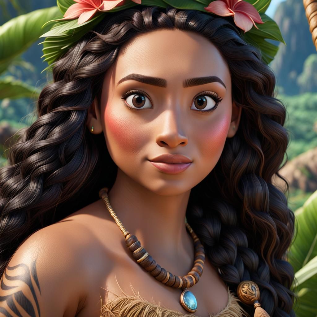 Moana - AI Generated Artwork - NightCafe Creator