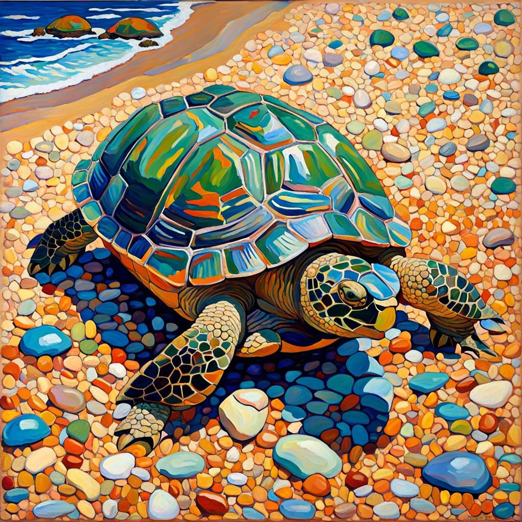 Tortoise visiting cousin